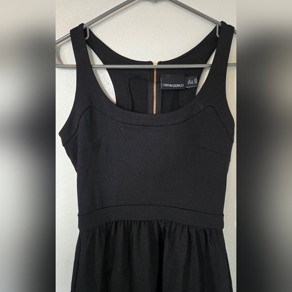 Cynthia Rowley | Black Skater Dress Racerback Size Small - Picture 5 of 8